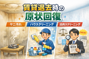 管理会社が知っておきたい｜ヤニ汚れ原状回復の費用と対処方法